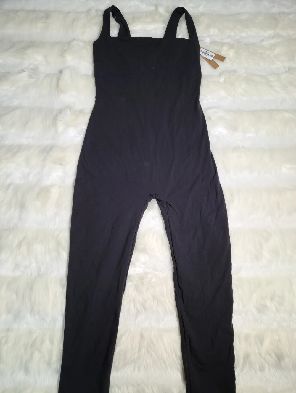 SKIMS Maternity Fits Everybody Catsuit Black Onyx Women Medium NEW